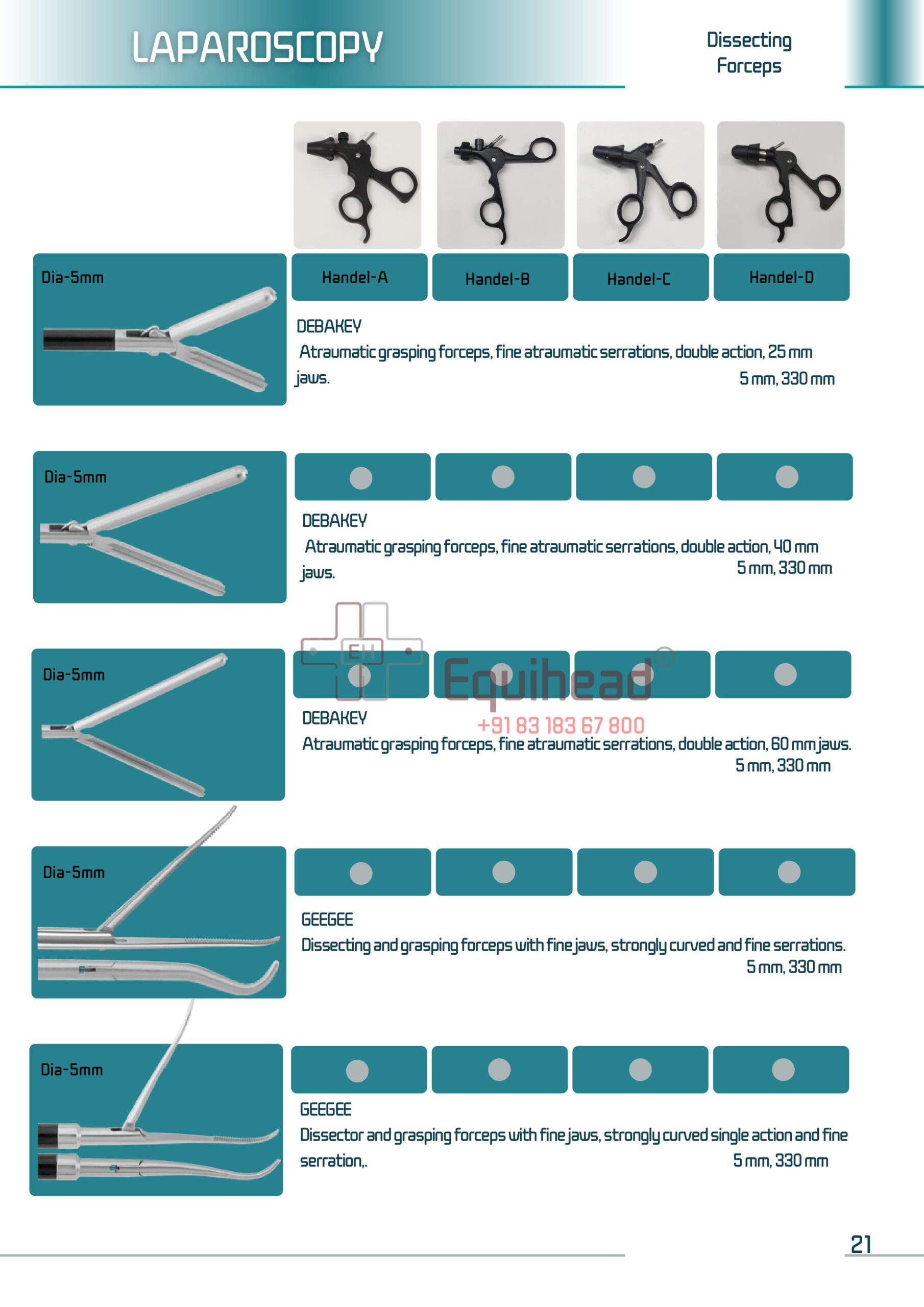 laparoscopy Hand instruments 20