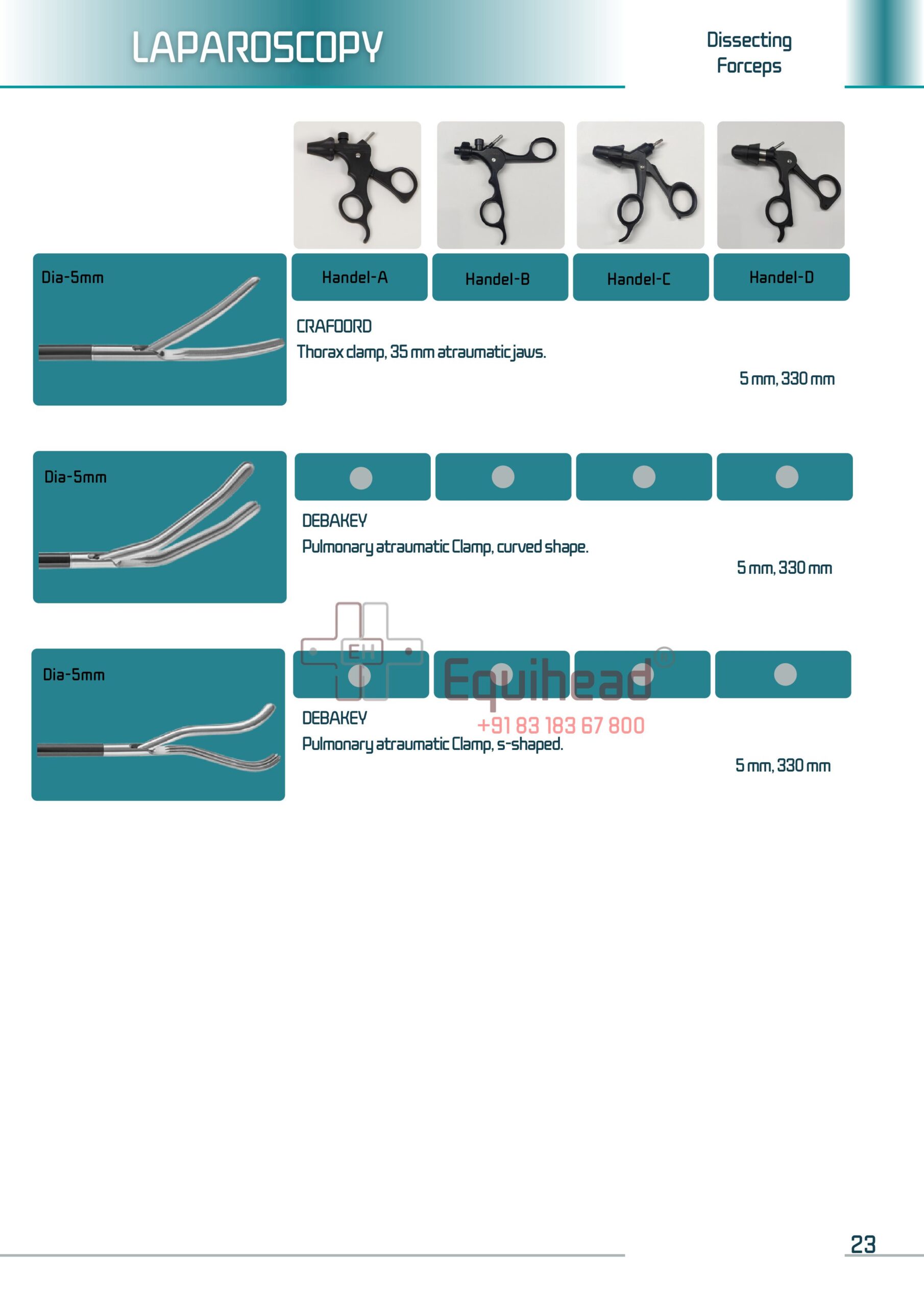 laparoscopy Hand instruments 22