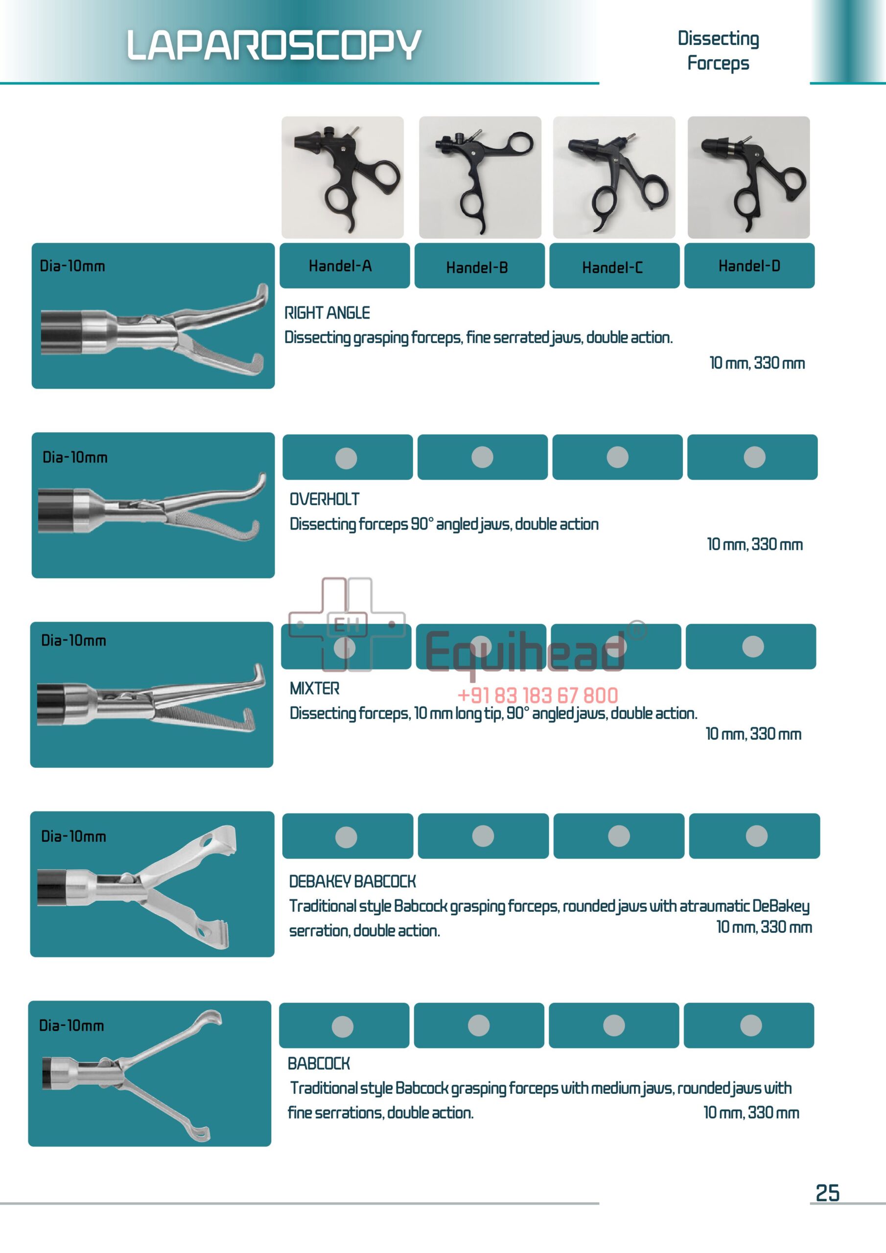 laparoscopy Hand instruments 24